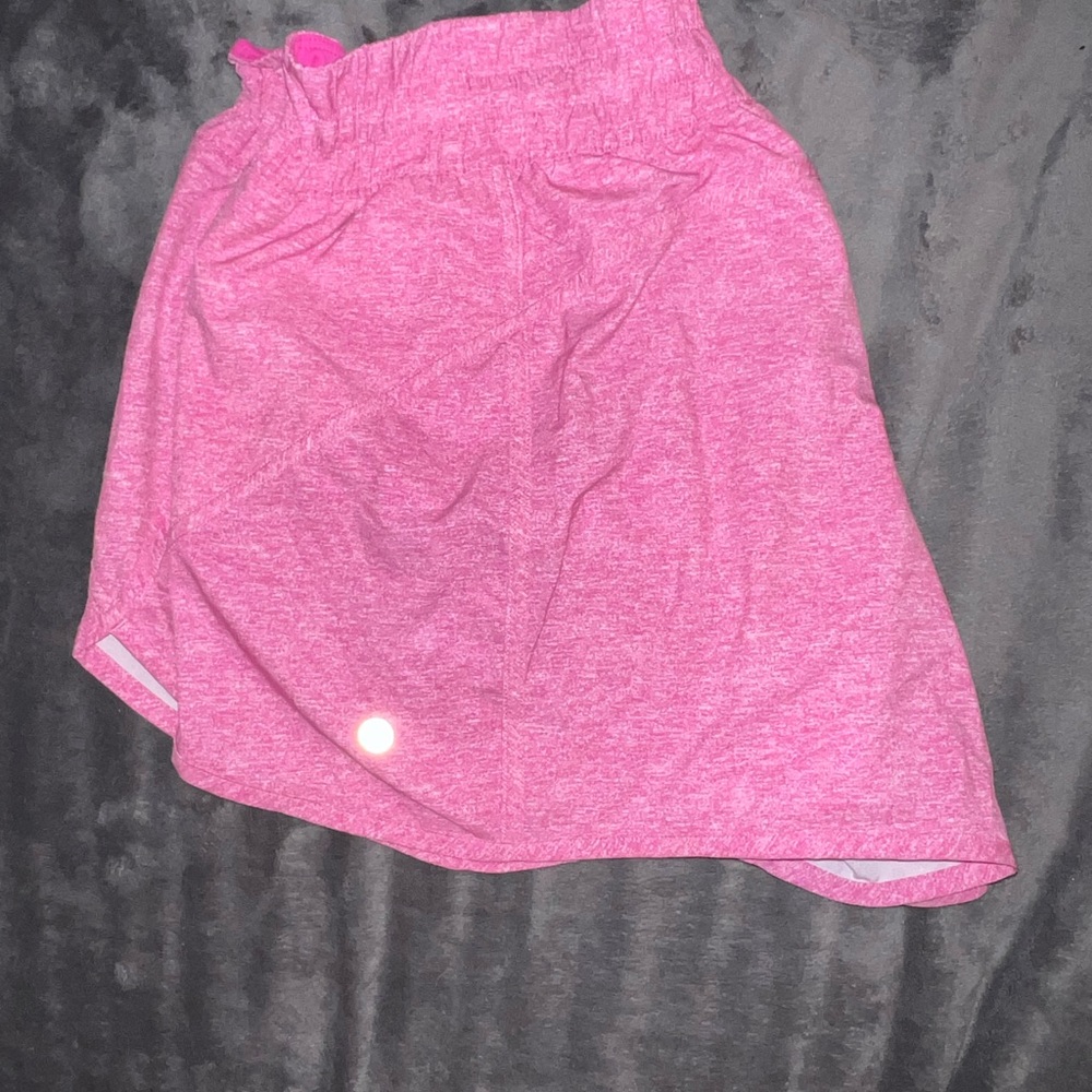 Women's Pink Athletic Shorts - Picture 2 of 2